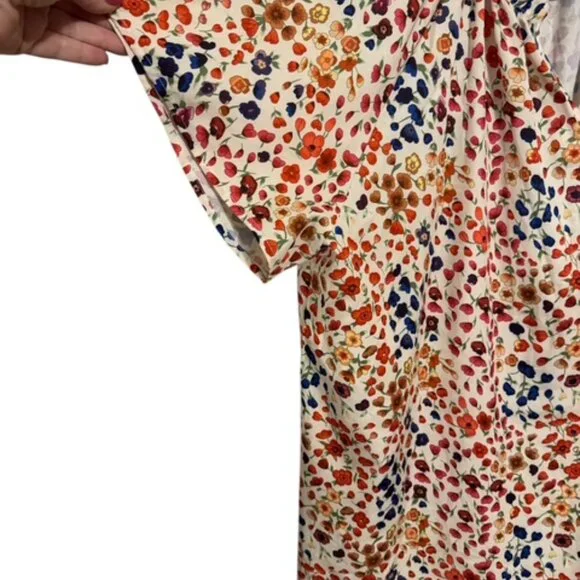 ❤️SPRING/SUMMER FLORAL PRINT TOP   PLUS SIZE: 4X - Picture 2 of 5